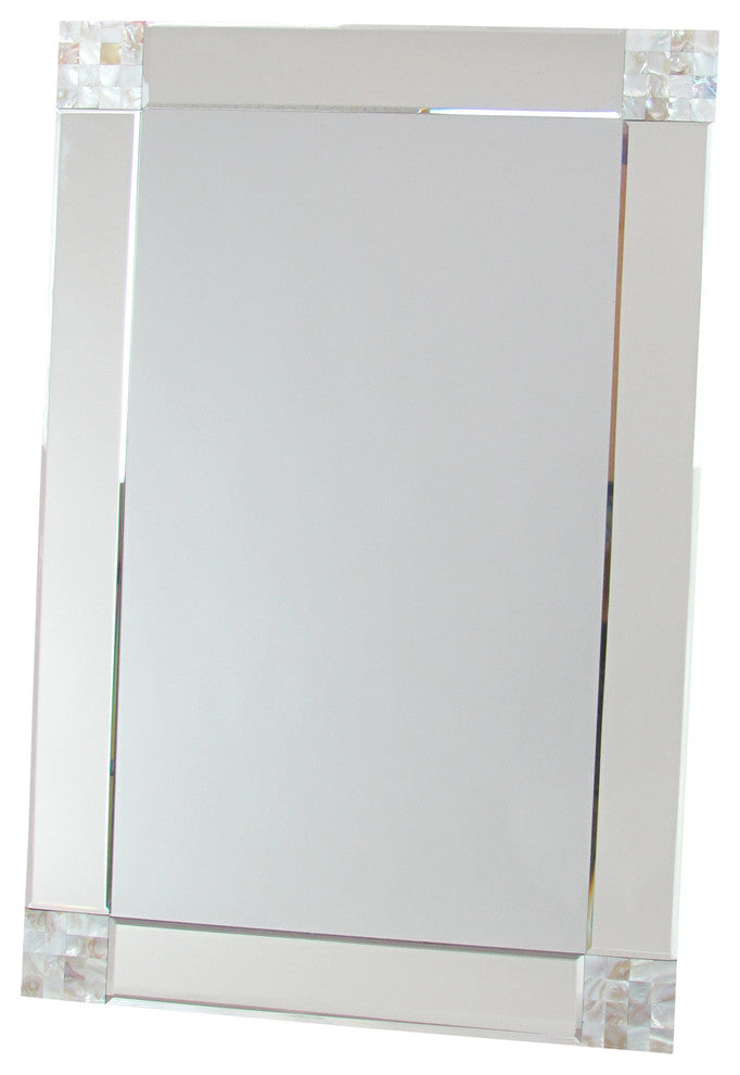 Mother of Pearl Corners Mirror