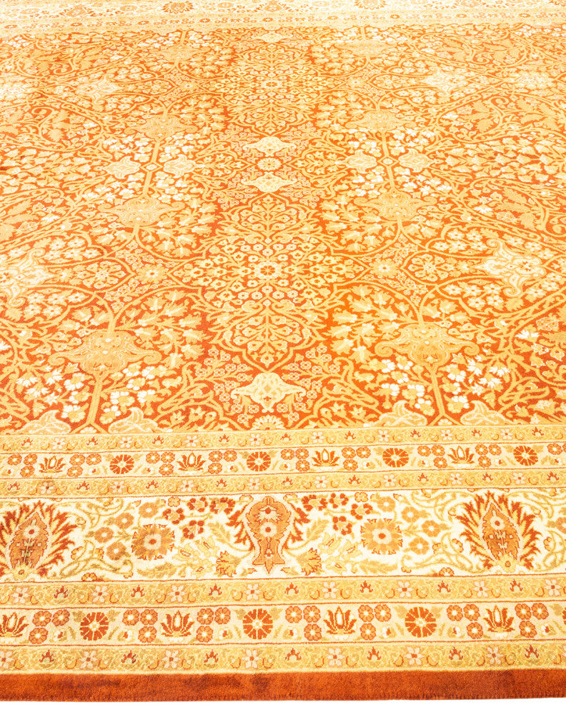 Khatun One-of-a-Kind Hand-Knotted Area Rug Orange, 8'3"x10'2"