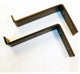 (2) Heavy Duty Industrial Metal Shelf Brackets - 3 Sizes & Styles, 5x8, Style B