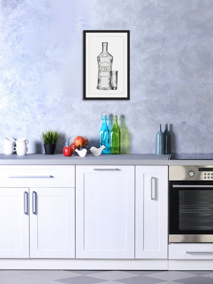 "Vodka" Framed Painting Print, 30"x45"