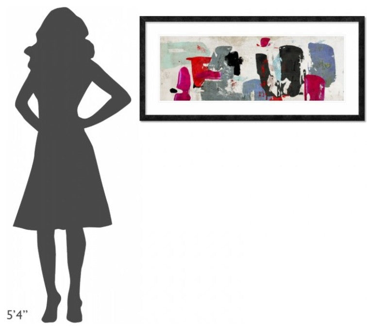 "Supersonic" Framed Digital Print by Anne Munson, 48x23"