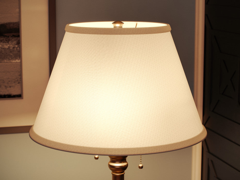 Kenroy 30438AB 2-Light Floor Lamp, Spyglass