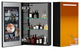 30" Aluminum Surface Mount 1-door Medicine Cabinet with Mirror and LED Lights