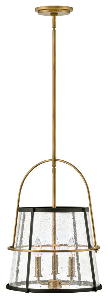 Hinkley Tournon Medium Pendant, Heritage Brass
