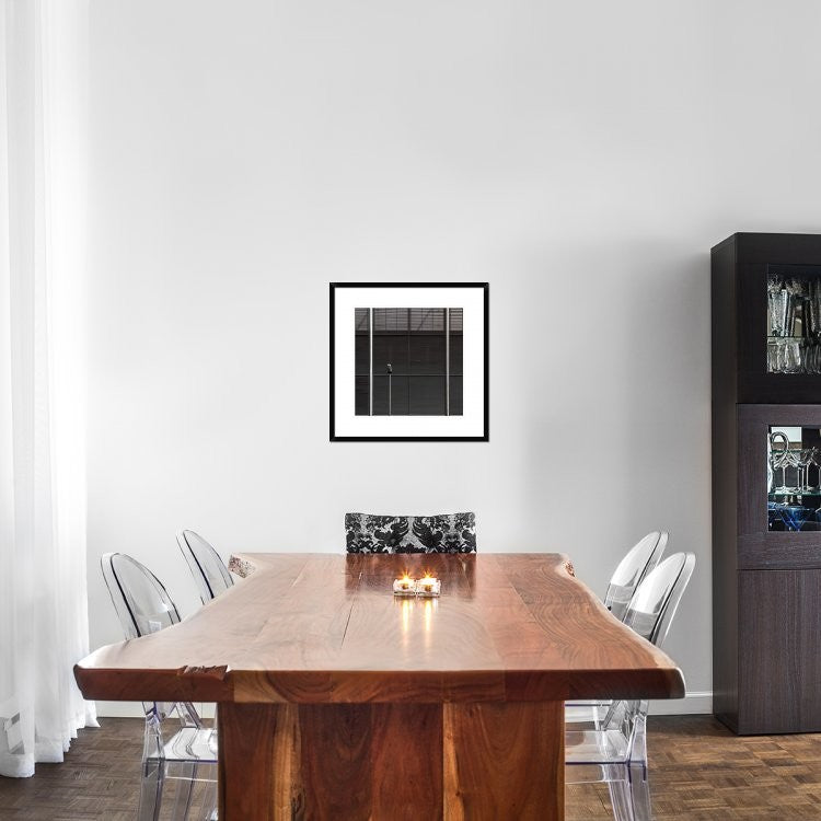 "Blinded" Framed Digital Print by Gilbert Claes, 24x24"