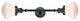 INNOVATIONS 208L-BK-G321 2-Light Bath Vanity Light Matte Black