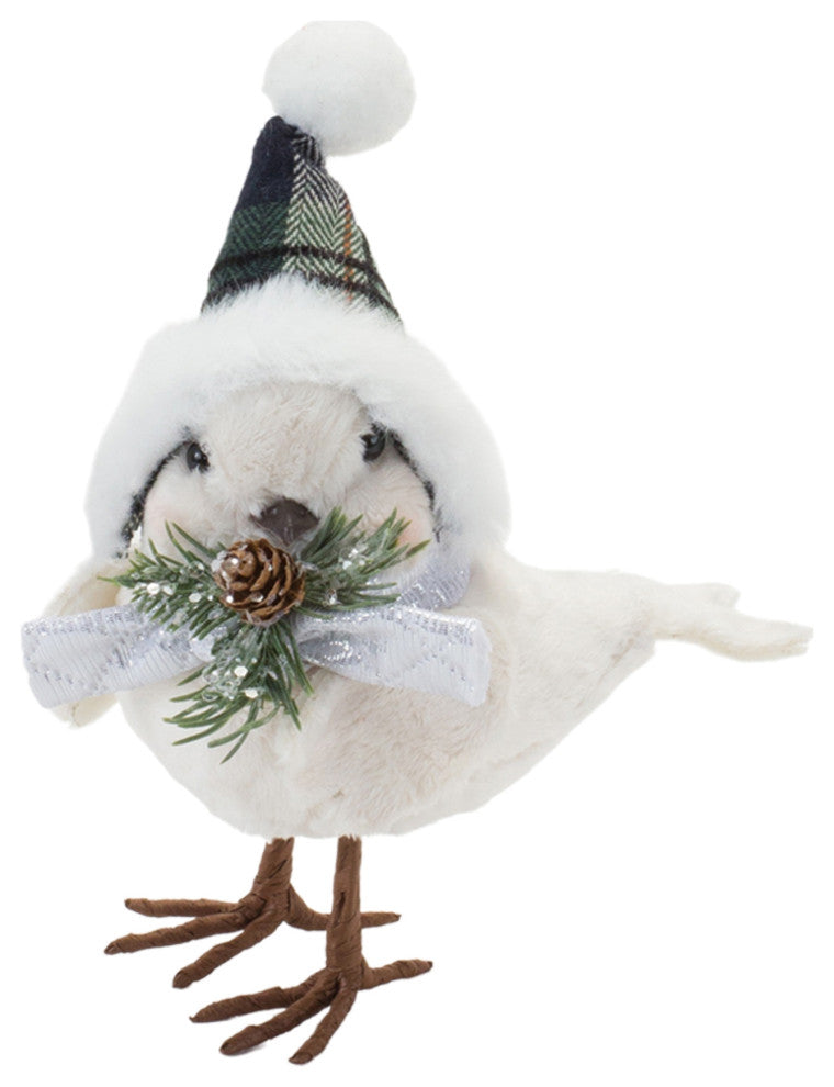 Winter Bird With Hat and Pine Accent, 6-Piece Set