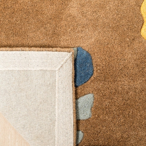 Safavieh Soho Soh740A Floral Rug, Brown/Multi, 6'0" X 9'0"
