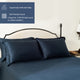 Delara 100% Eucalyptus Lyocell Tencel Sheet Set, Carbon, Cal-King, 108"x105"