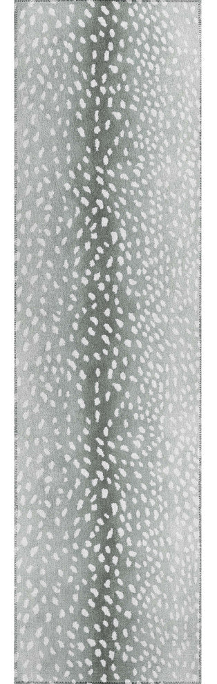 Indoor/Outdoor Mali ML3 Flannel Machine Washable 2'3" x 10' Runner Rug