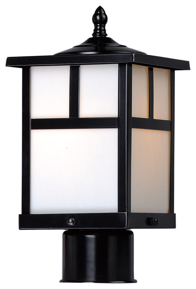 Maxim 4055 Coldwater 1 Light 12"H Outdoor Single Head Post Light - Black