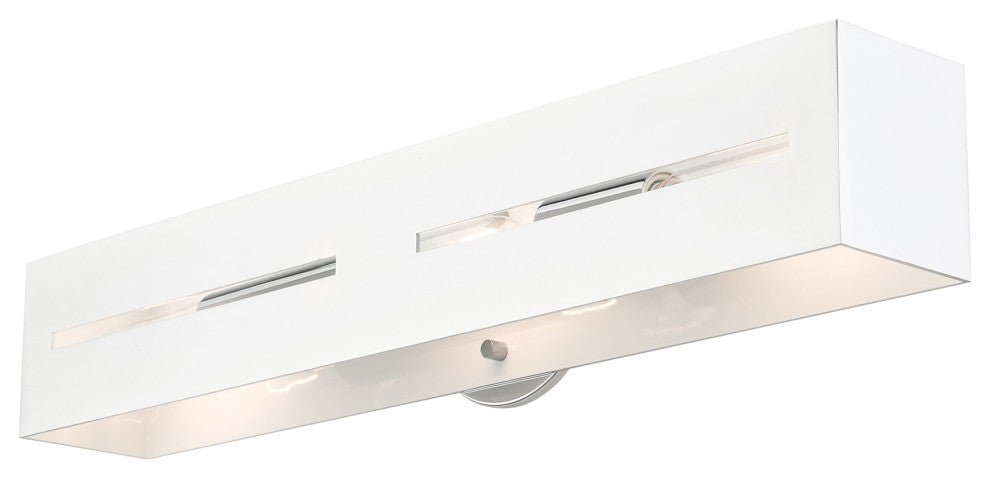 Polished Chrome Urban, Industrial, Vanity Sconce