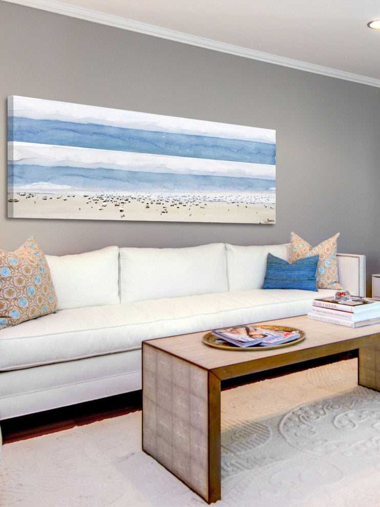 "House Ipanema" Fine Art Canvas Print, 45"x15"