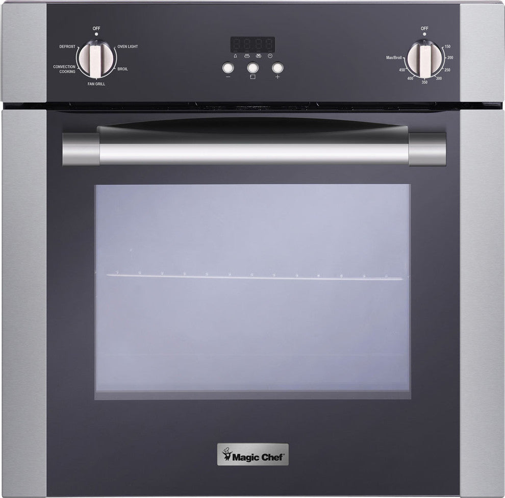 24" Built In Wall Oven, Fan Convection - Stainless