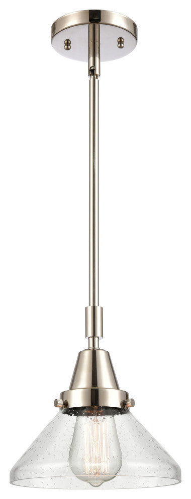 Innovations Lighting 447-1S-PN-G4474-LED Caden 1 Light 8" Mini Pendant
