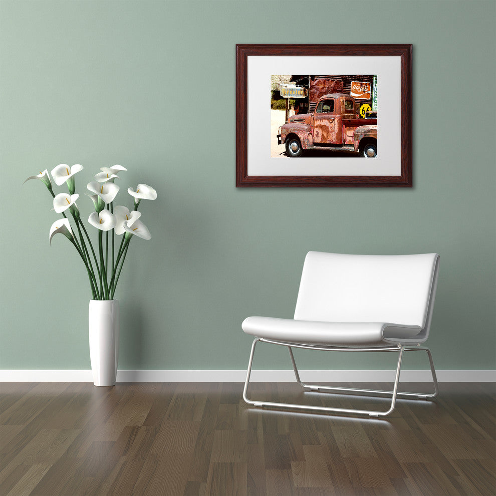 Philippe Hugonnard 'US Truck' Matted Framed Art, 11x14