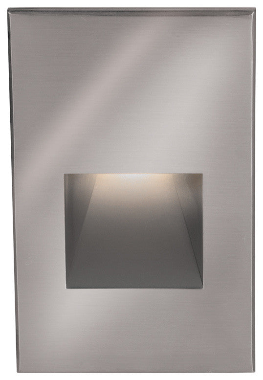 LEDme Vertical Step and Wall-Light 120V Red, Stainless Steel