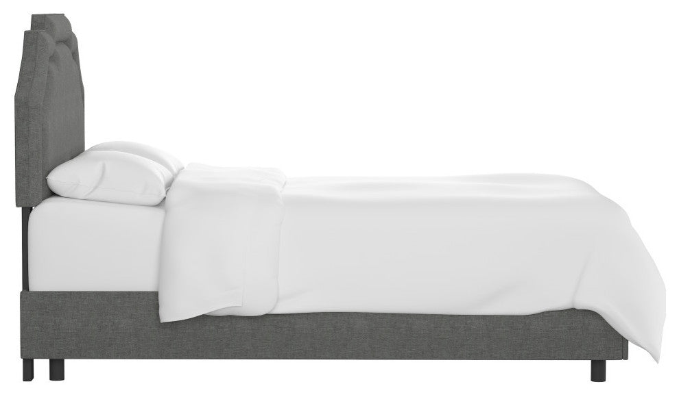 Queen Bed, Zuma Charcoal