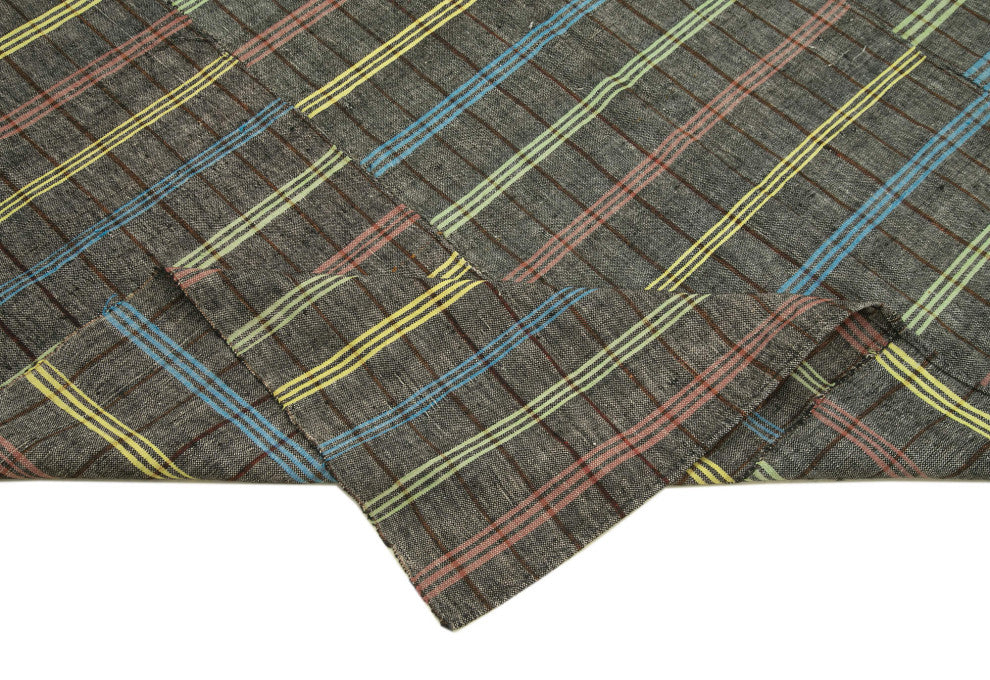 Rug N Carpet - Handmade Oriental 6' 1'' x 7' 9'' Contemporary Wool Kilim Rug
