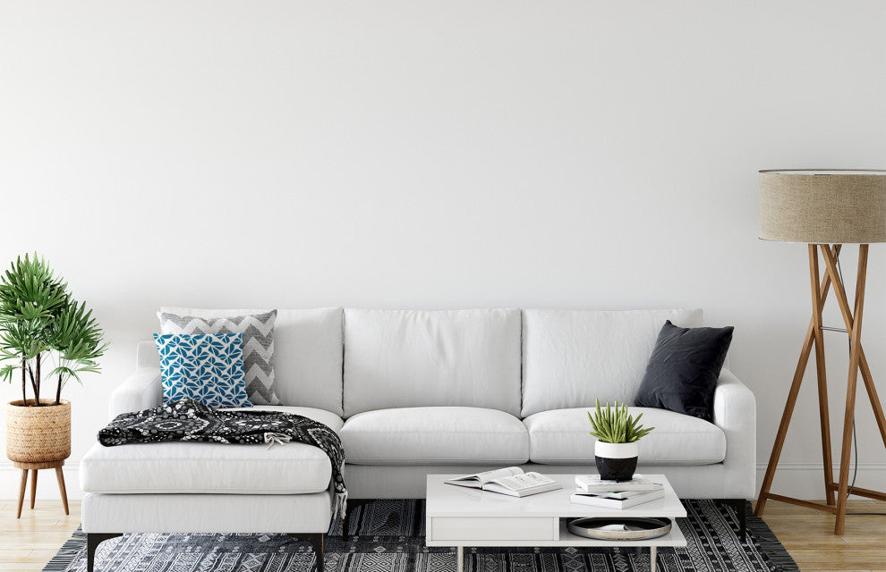 Kaleidoscope Graffiti Accent Pillow With Removable Insert, Unreal Teal, 20"x20"