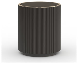 Love Round End Table Dark Chocolate