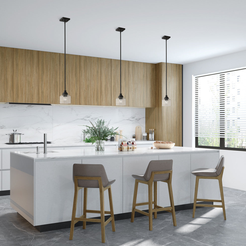 Aragon 1 Light Black Mini Pendant