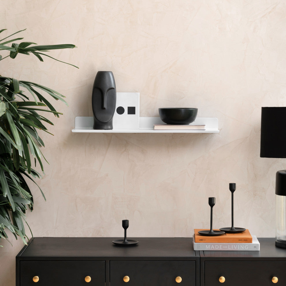 Billy Wall Mounted Shelves, White, 24"