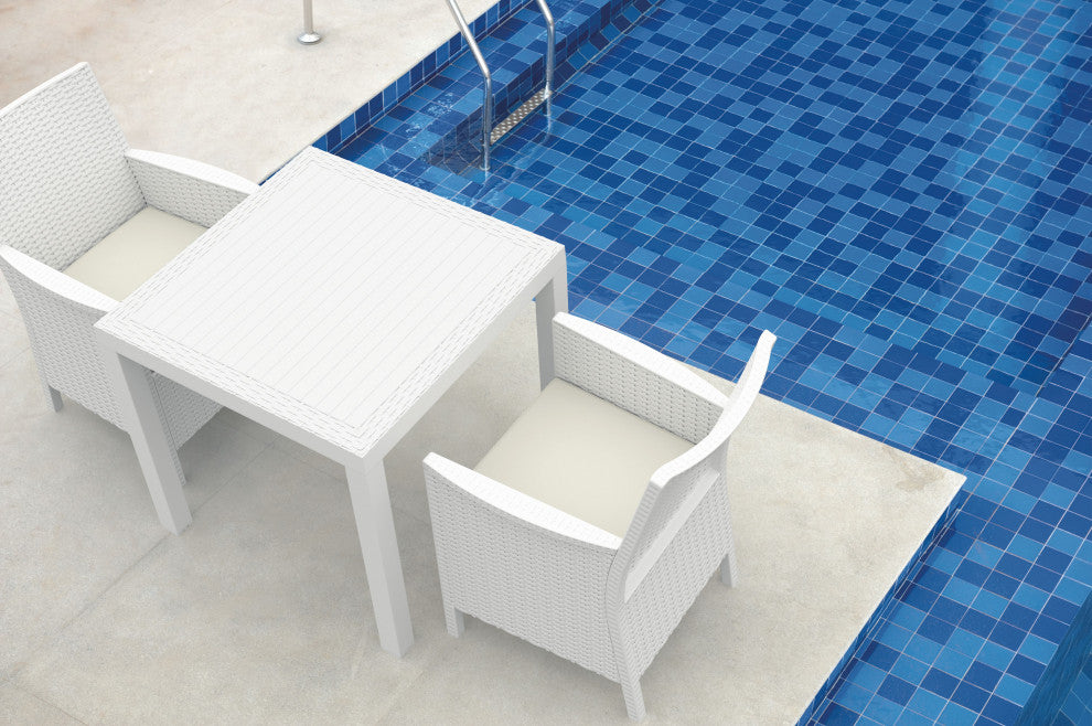 Compamia California Outdoor Armchairs, Set of 2, White