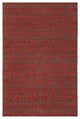Winnie Contemporary Area Rug, Red/Gray, 7'9"x10'6"