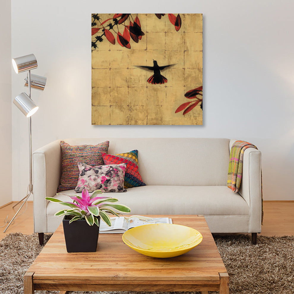 "Colibri II" by Chris Donovan, Canvas Print, 18"x18"