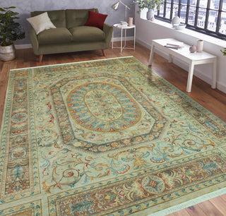 Pak-Persian deren Gray/Light Brown Rug, 9'1x12'3
