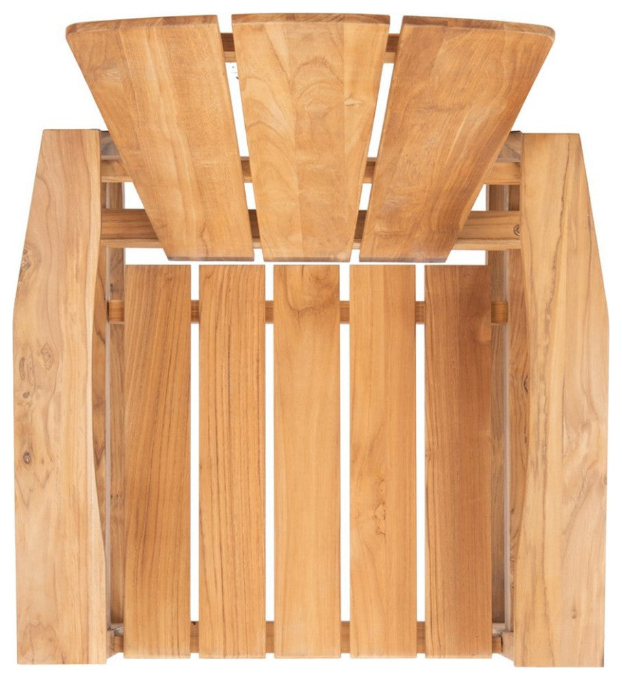 Safavieh San Juan Brazilian Teak Adirondack Chair Natural