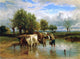 Constant Troyon Water Carriers, 21"x28" Wall Decal