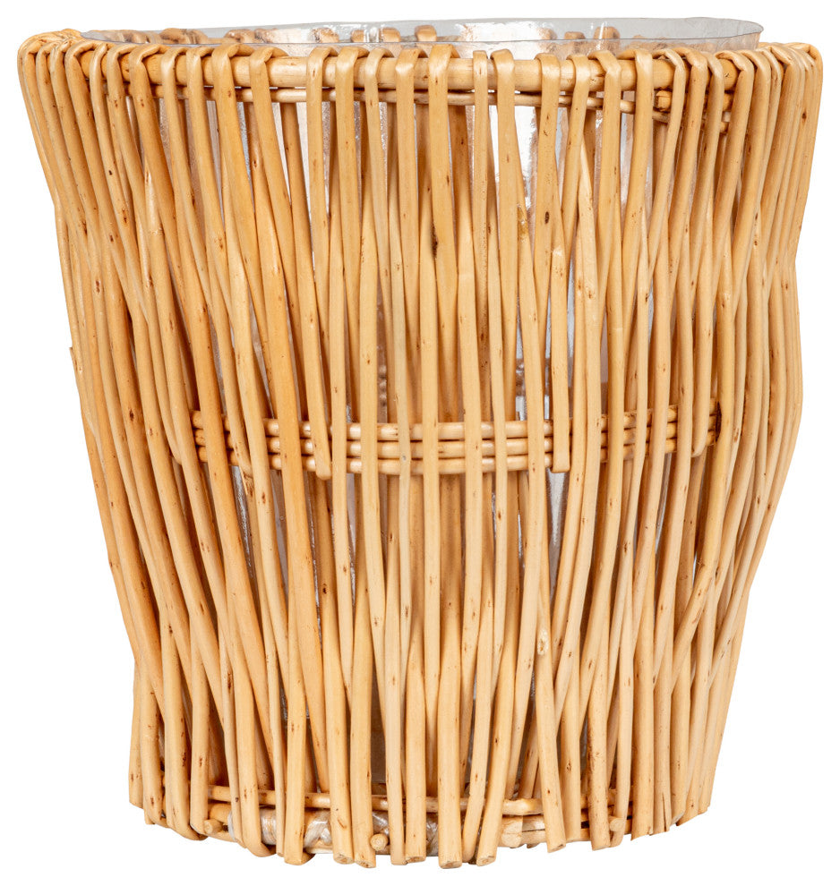 2-Bag Rolling Laundry Sorter, Natural