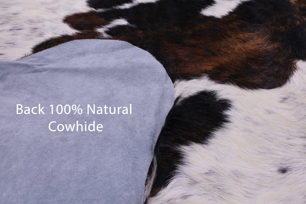 Organic Natural Hair-On Cowhide Area Rug 7' 4" X 6' 2" C1489