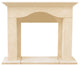 Chateau Series Marissa Cast Stone Fireplace Mantel