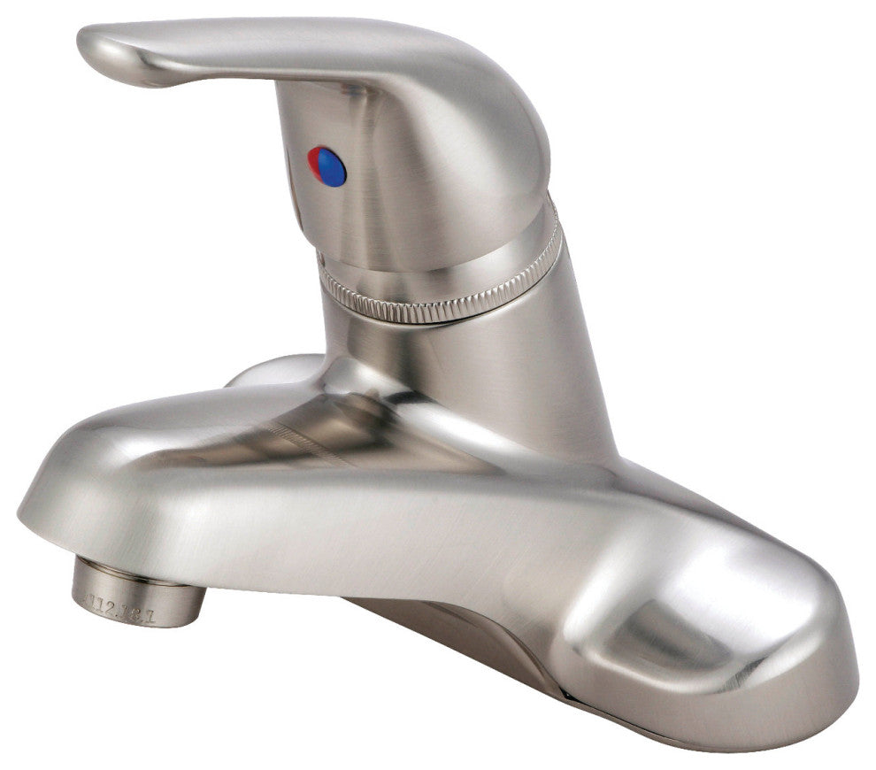 Kingston Brass Single-Handle 4" Centerset Bathroom Faucet, Brushed Nickel