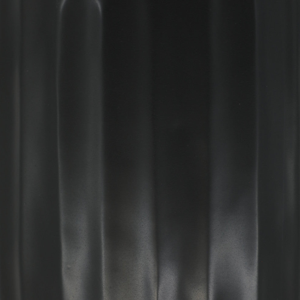 Ceramic 16" Vase, Black