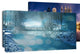 Beautiful Winter River View, Oversized Landscape Canvas Art, 32"x16"