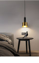 Modern Mini Pendant Light Island torch hanging light with Gold and Black finish