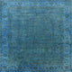 Ahgly Company Indoor Square Mid-Century Modern Area Rugs, 8' Square