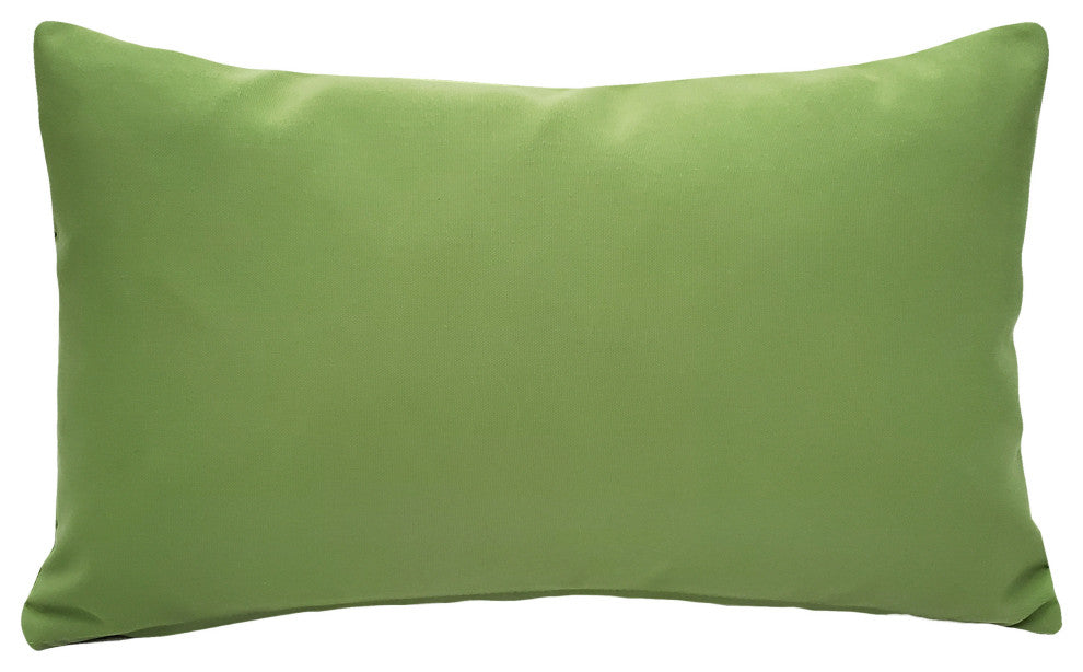 Sunbrella Ginko Green 12x19 Outdoor Pillow