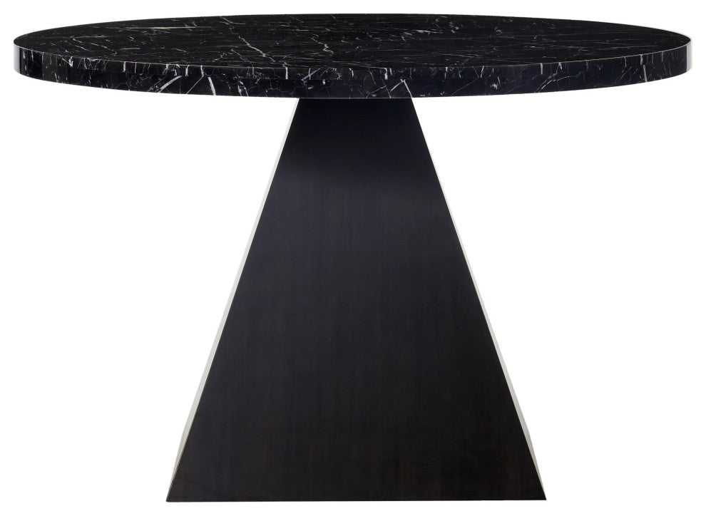 Sonder Living Louis Round Dining Table | Marble Top