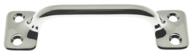 Genuine Solid Brass 3-1/2" c/c Sash Lift/Door Pull, Polished Chrome