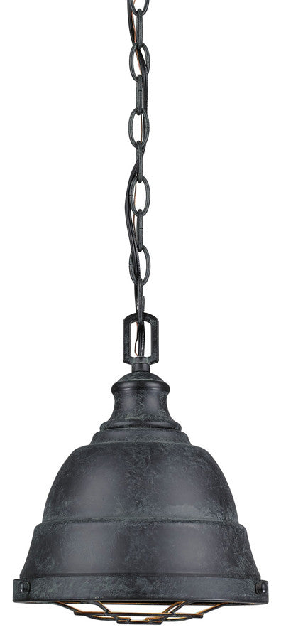 Golden Lighting Bartlett Mini Pendant, Black Patina