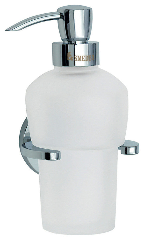Loft Holder With Glass Soap Dispenser Chrome