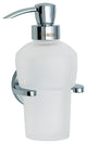 Loft Holder With Glass Soap Dispenser Chrome