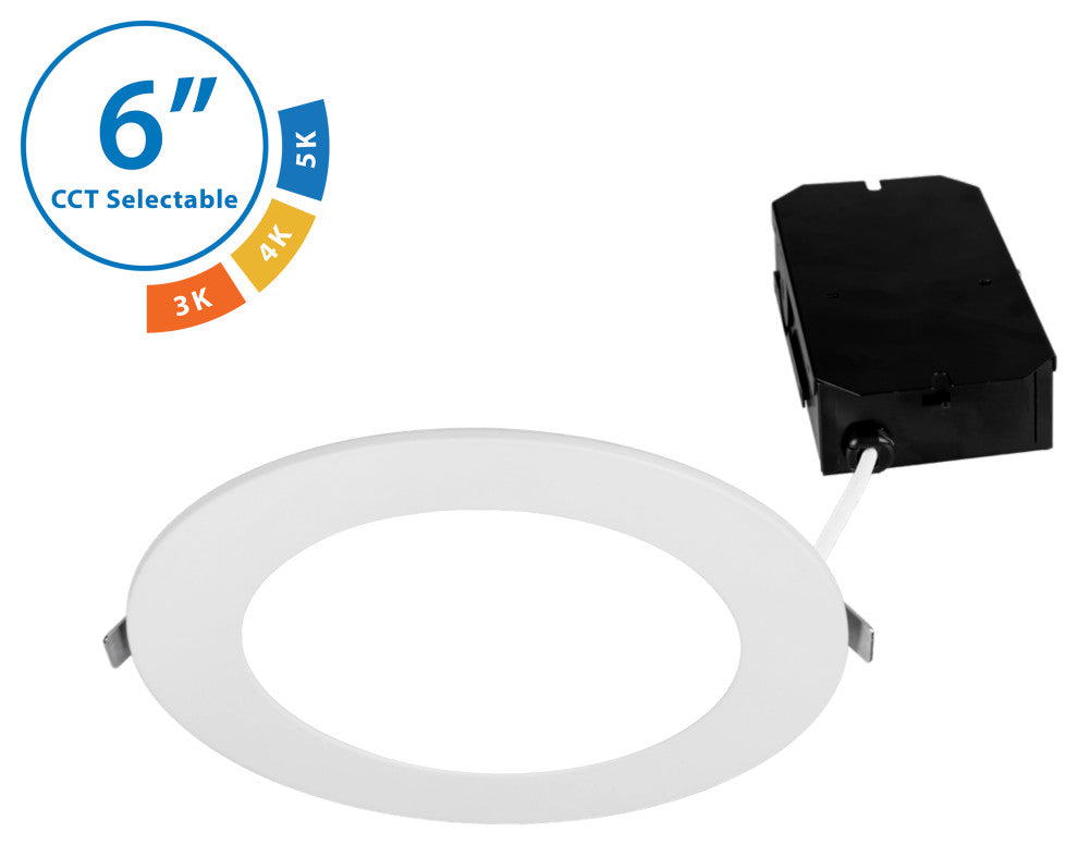 DLE6 Select Series 6" Flat Panel LED Downlight