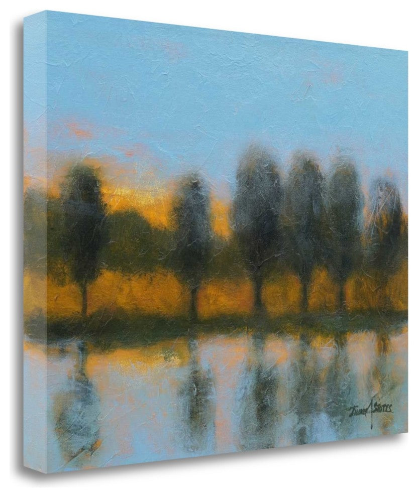 "Line Of Reflections" By Thomas Stotts, Giclee Print on Gallery Wrap Canvas