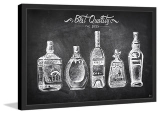 "Cinco Amigos II" Framed Painting Print, 18"x12"